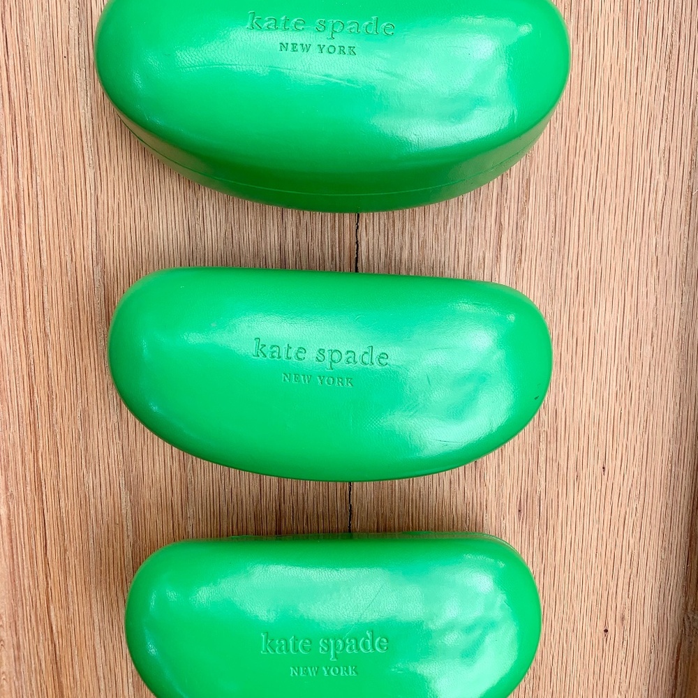 Kate Spade Lot of 3 Hardshell Sunglasses Cases